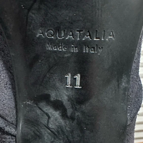 🌹AQUATALIA🌹 Fortuna Heeled Ankle Boot Black Size: 11